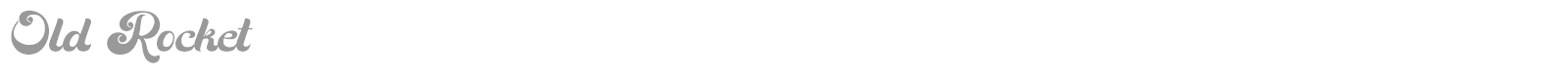 Old Rocket font preview