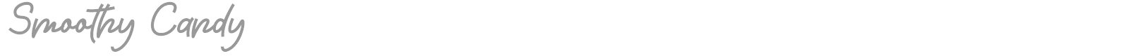Smoothy Candy font preview