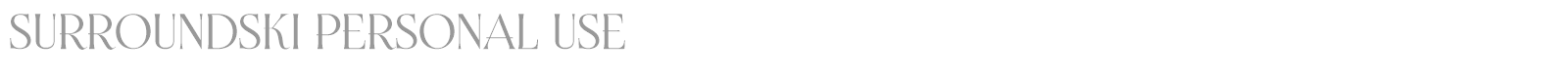 Surroundski font preview