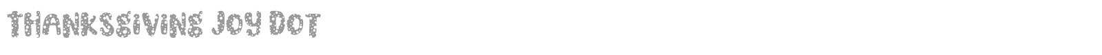 Thanksgiving Joy font preview