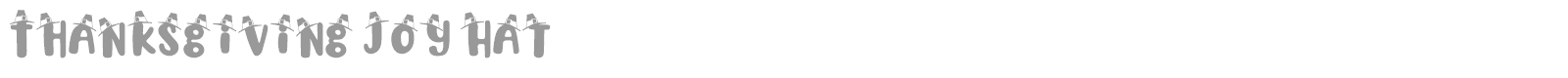 Thanksgiving Joy font preview