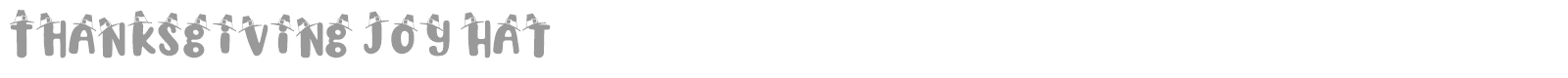Thanksgiving Joy font preview