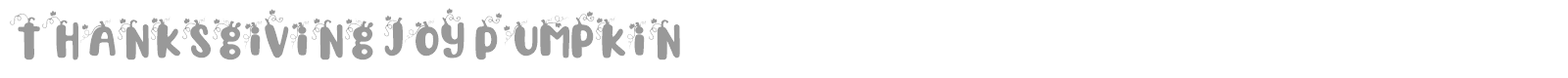Thanksgiving Joy font preview
