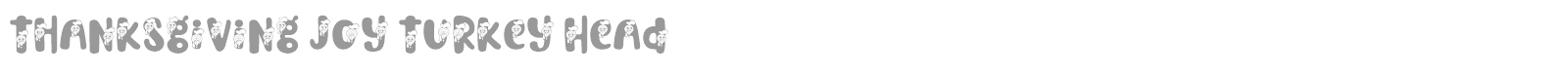 Thanksgiving Joy font preview