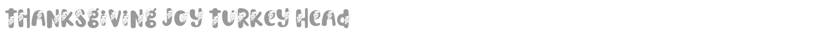 Thanksgiving Joy font preview