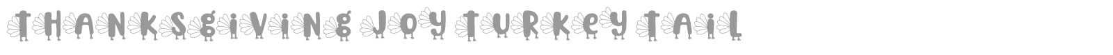 Thanksgiving Joy font preview