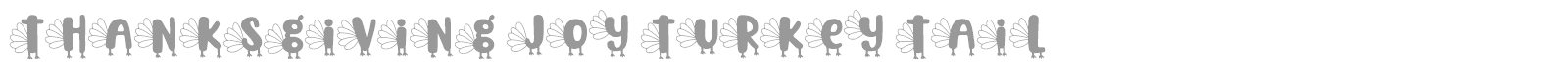 Thanksgiving Joy font preview