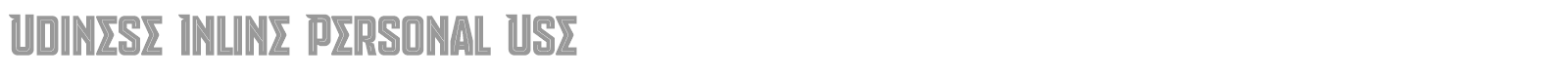 Udinese font preview
