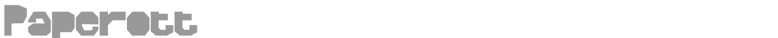 Paperott font preview