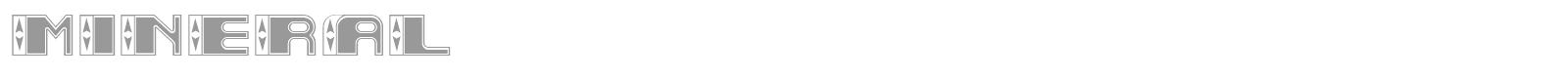 Mineral font preview