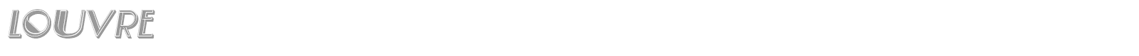 Louvre font preview