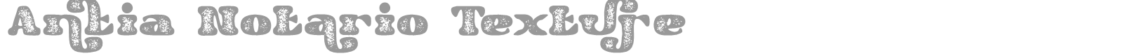 Antia Notario font preview