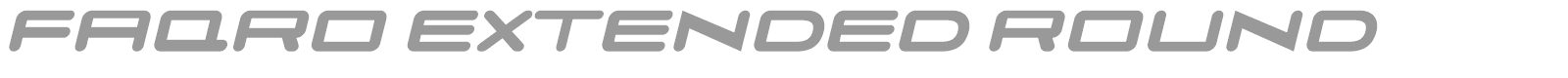 Faqro Extended Round font preview