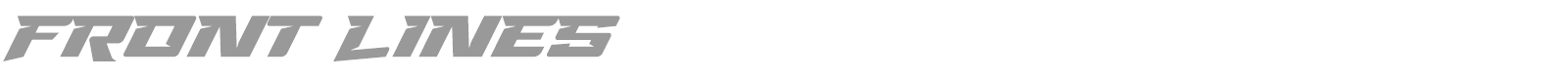 Front Lines font preview