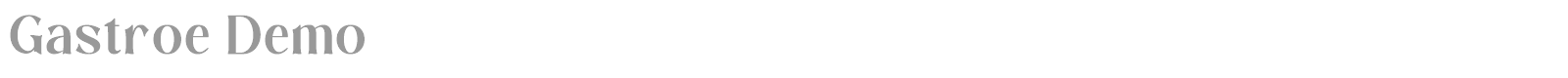Gastroe font preview