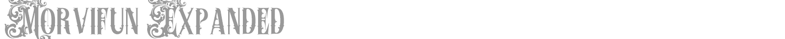 Morvifun font preview
