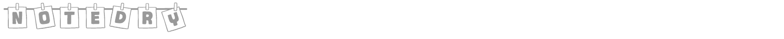 Notedry font preview