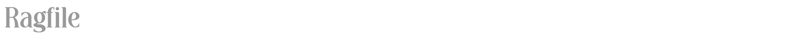 Ragfile font preview