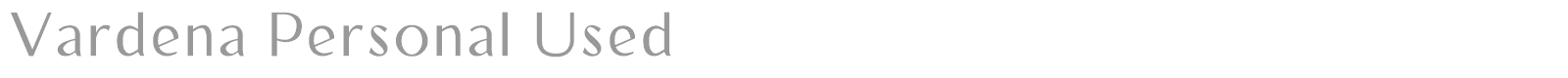 Vardena font preview