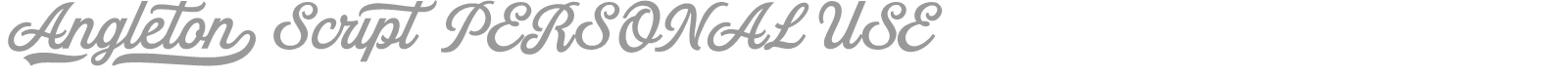 Angleton Script font preview