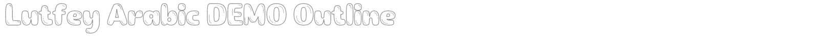 Lutfey font preview