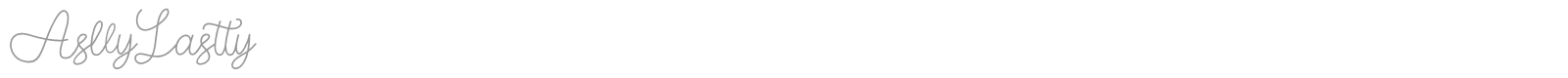 Aslly Lastty font preview