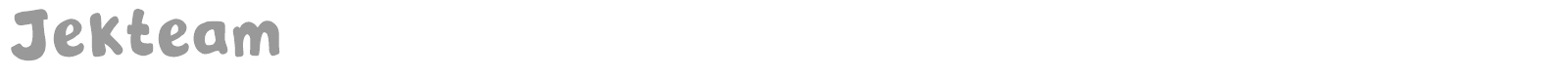 Jekteam font preview