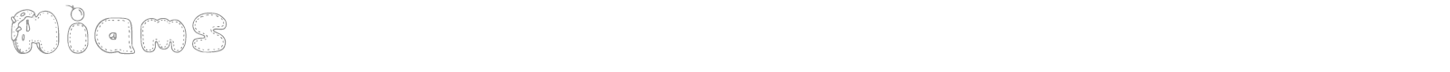 Miams font preview