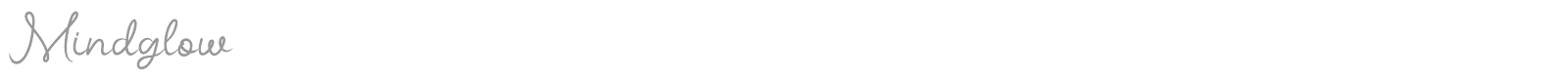 Mindglow font preview