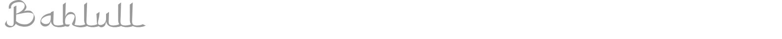 Bahlull font preview