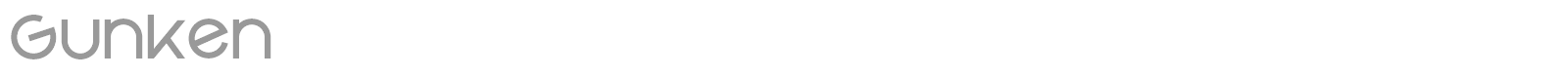 Gunken font preview