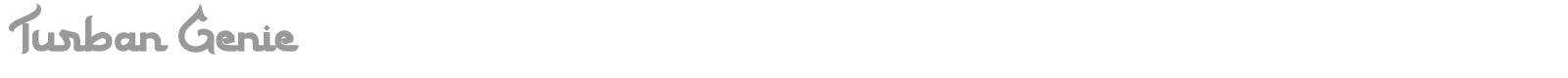 Turban Genie font preview