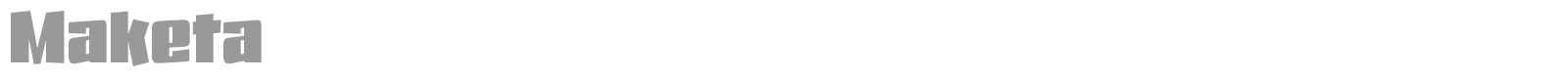 Maketa font preview