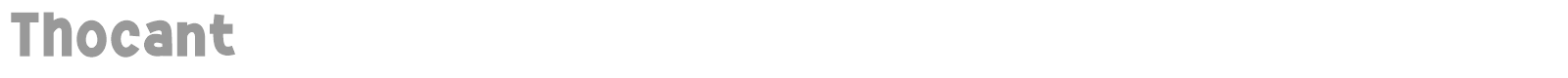 Thocant font preview