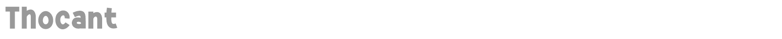 Thocant font preview