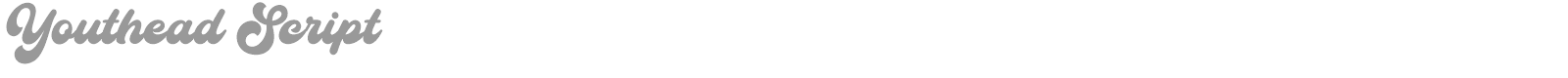 Youthead Script font preview