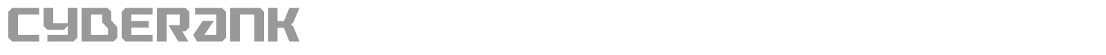 Cyberank font preview