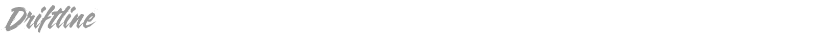 Driftline font preview