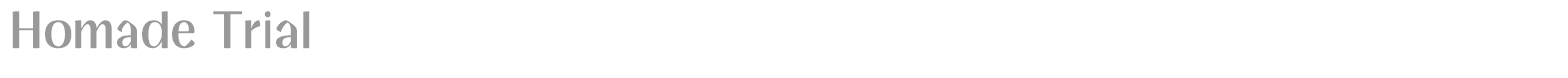 Homade font preview