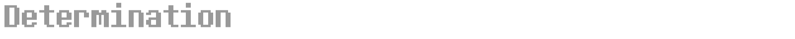 Determination font preview