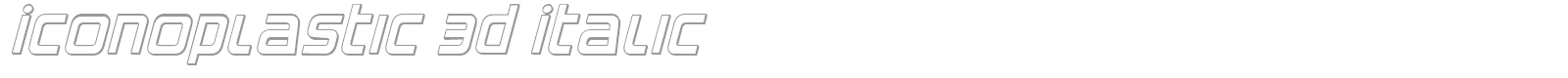 Iconoplastic font preview
