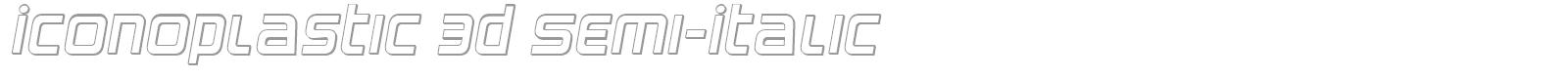 Iconoplastic font preview