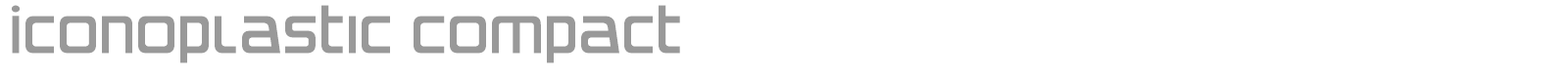 Iconoplastic font preview