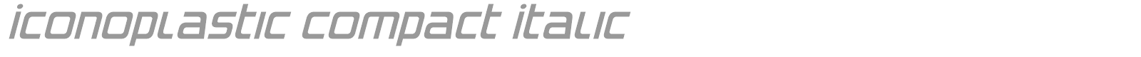 Iconoplastic font preview