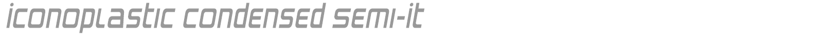 Iconoplastic font preview