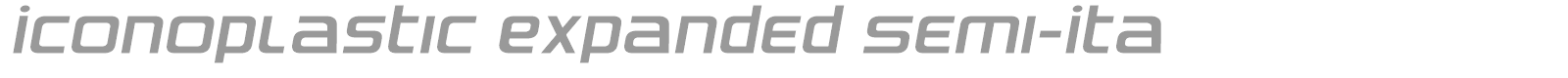 Iconoplastic font preview