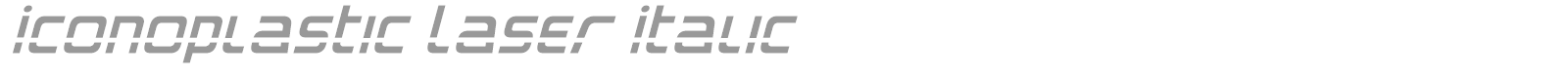 Iconoplastic font preview