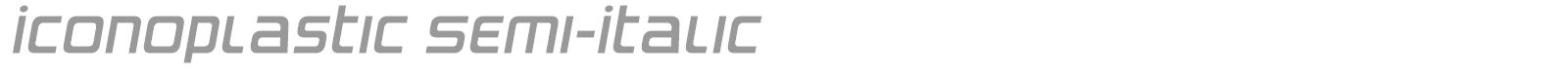 Iconoplastic font preview