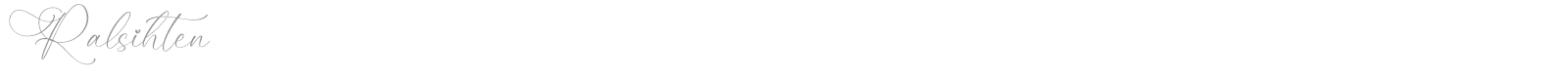 Ralsihten font preview