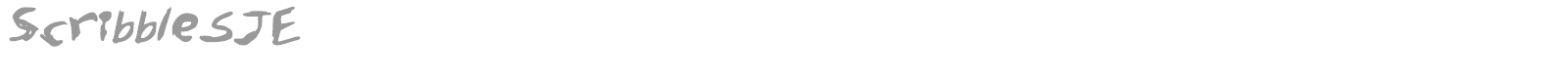 ScribblesJE font preview
